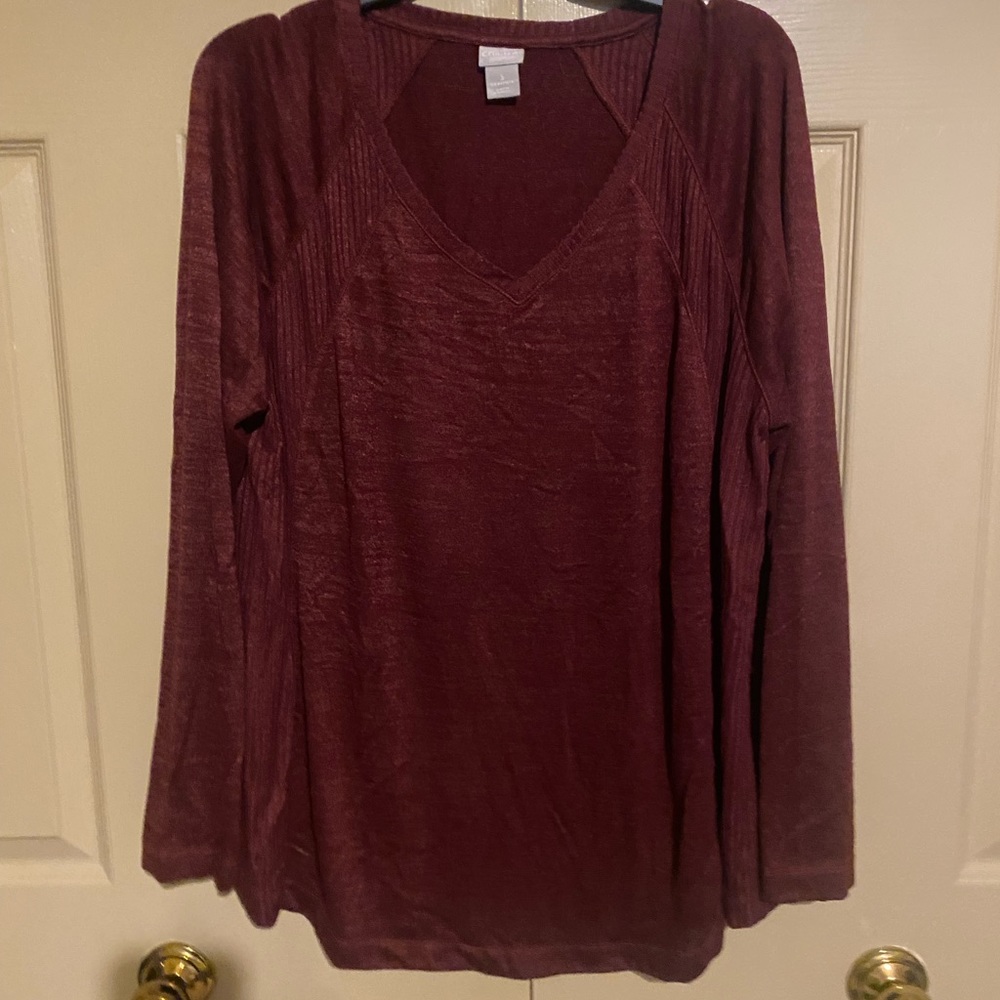 Women’s Chico’s Long Sleeve Top. Sz 3